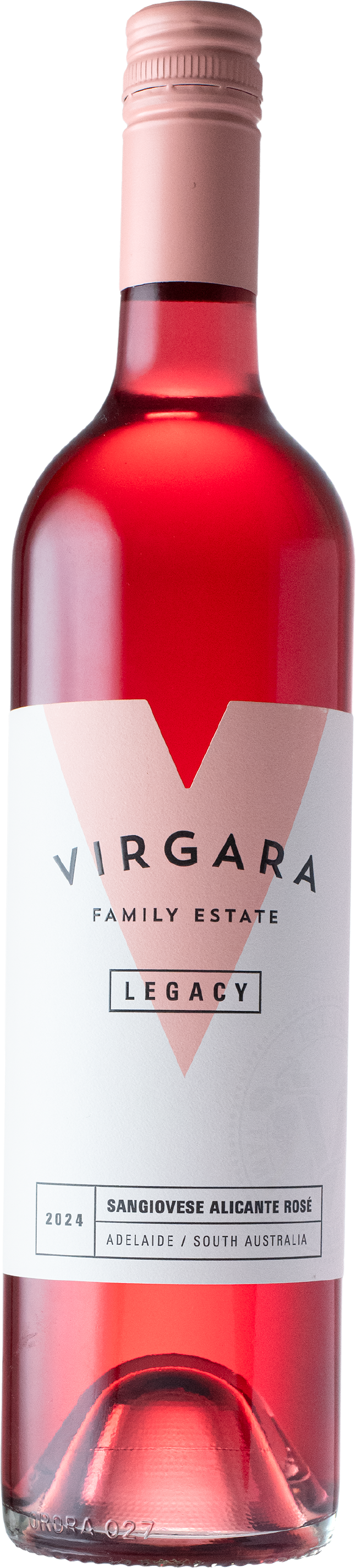 Virgara Wines Legacy Rosé Sangiovese Alicante Bouschet 2024